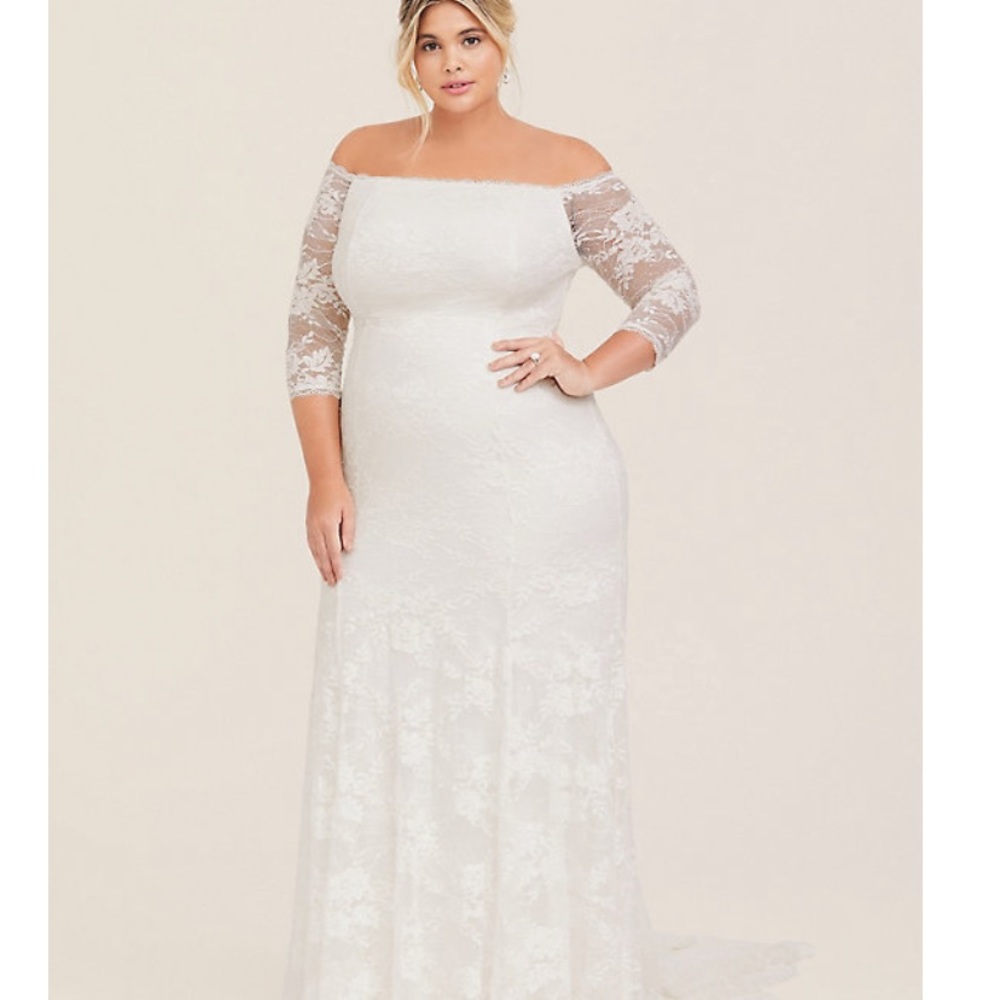 Torrid Plus Size Wedding dress